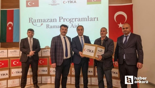 TİKA'dan Nahçıvan'a gıda paketi yardımı! 400 aileye ulaştı