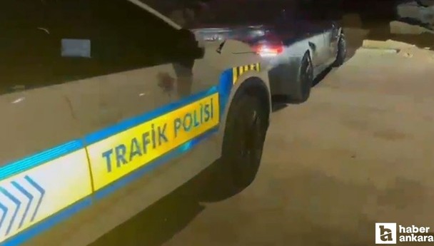 Konya'da polisin dur ihtarına uymayan sürücü alkollü çıktı