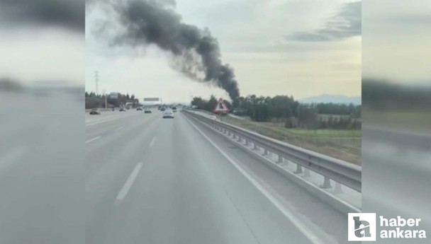 Kahramankazan'da prefabrik ofis yangında kullanılmaz hale geldi