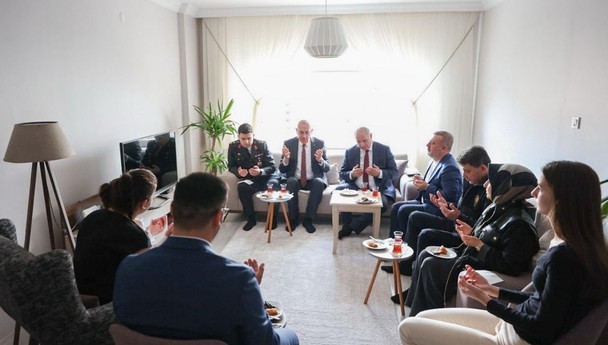 Sincan Belediye Başkanı Ercan'dan şehit ailelerine Ramazan bayramı ziyareti