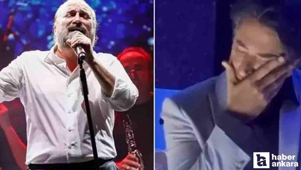 Mahsun Kırmızıgül sahnede gözyaşlarını tutamadı