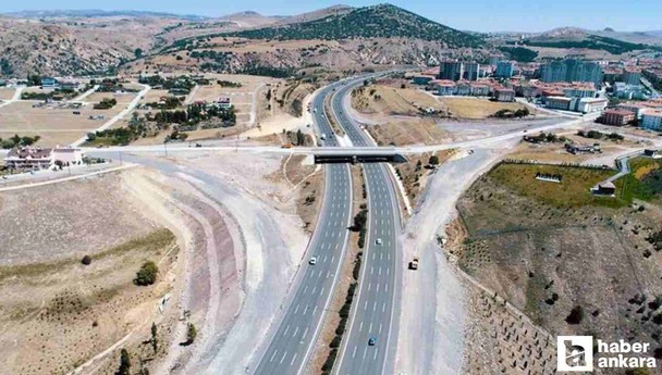 Ankara-Kırıkkale yolu yan bağlantı kolları trafiğe kapatıldı