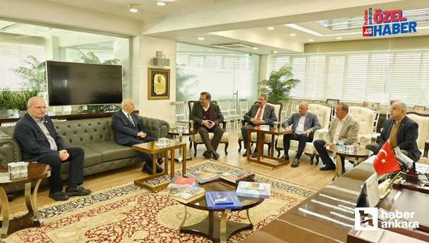 ASO, ATO ve TOBB'dan Yenimahalle Belediye Başkanı Yaşar'a taziye ziyareti