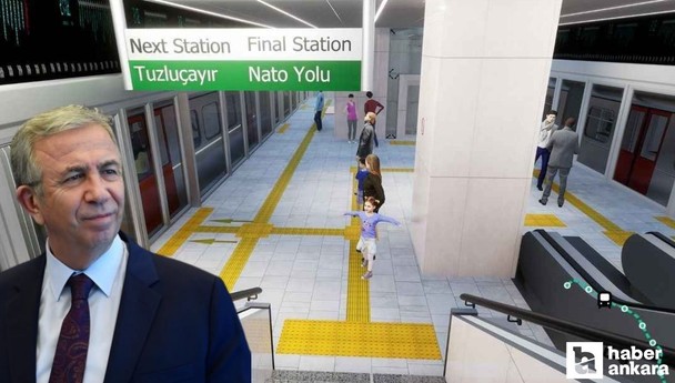 Mansur Yavaş'tan Dikimevi - Natayolu Metro Hattı açıklaması: İhale süreci tamamlandı