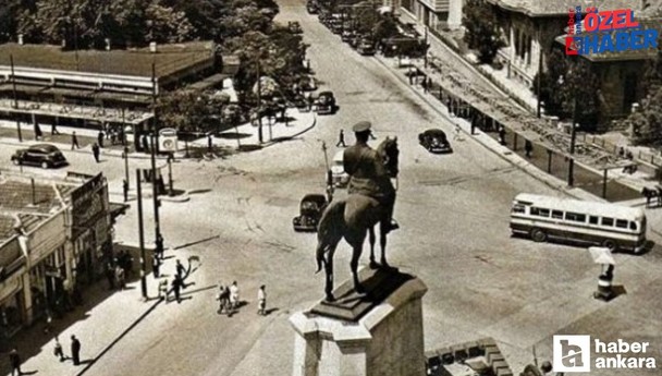Ankara deyince akla gelen ünlü yapı yokken burası böyleydi!