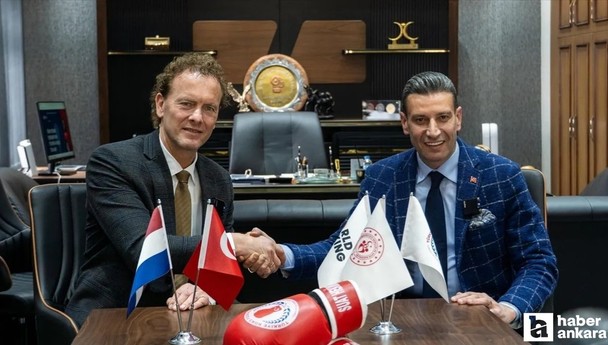 Dünya Boks Başkanı Van der Vorst, Türkiye Boks Federasyonuna ziyaret etti