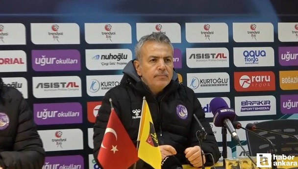 Ankara Keçiörengücü'nde maç sonunda Teknik Sorumlu Mehmet Yıldırım'dan açıklama