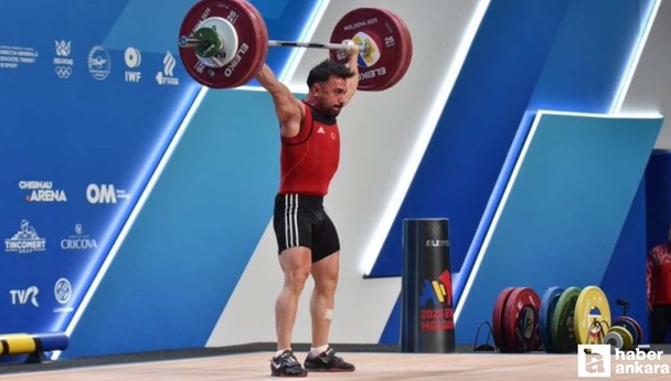 ASKİ Spor'dan Ferdi Hardal halterde Avrupa üçüncüsü oldu