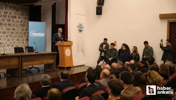 Yunus Emre'nin basılan en eski tasavvufi mesnevisi Ankara'da tanıtıldı