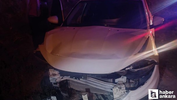 Kırıkkale'de 2 otomobil çarpıştı: 4 kişi yaralandı