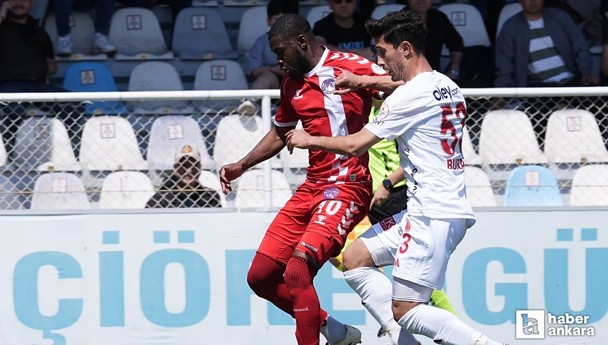 Ankara Keçiörengücü evinde Ümraniyespor'a 1-0 mağlup oldu