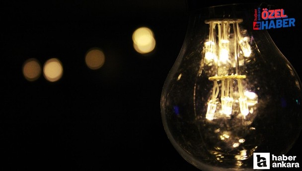 Başkentliler hazır olun: 24 25 26 Nisan'da elektrik kesintisi yapılacak