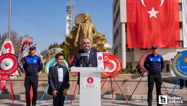Keçiören Belediyesi 23 Nisan mesajını Kalaba Meydanında verdi