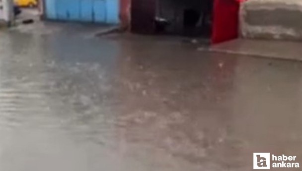 Ankara'da etkili olan sağanak yağış yarın da devam edecek