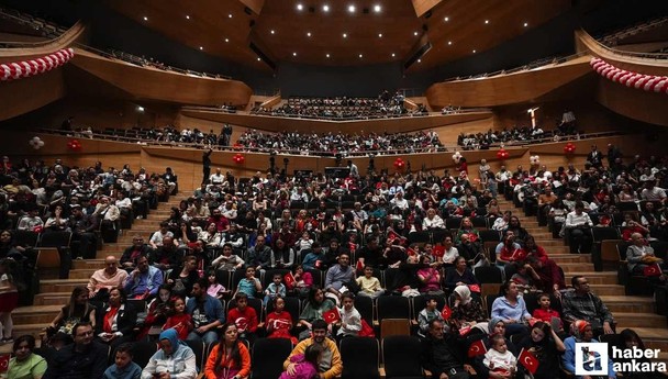 Başkentte çocuklara özel 23 Nisan konseri yapıldı