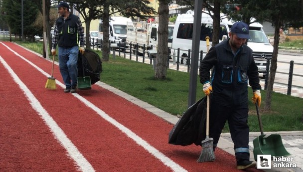 Pursaklar Belediyesi temizlik mesaisine devam ediyor