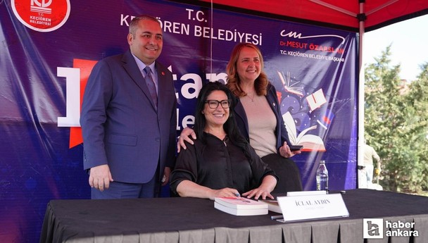 Keçiören Belediyesi ünlü yazarları kitap günlerinde ağırladı