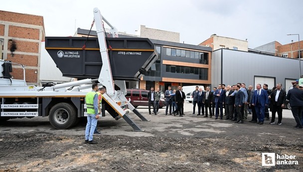 Altındağ Belediyesi Siteler'deki çöp sorununa dev konteynerler ile dur dedi