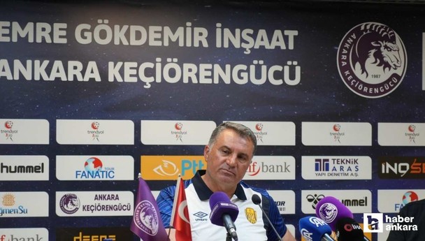 Ankaragücü Teknik Dİrektörü Mustafa Kaplan: Final maçımız kaldı!