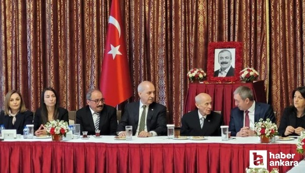 Sırrı Süreyya Önder için düzenlenen anma programına Bahçeli'de katıldı
