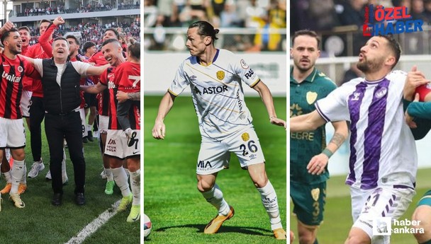 1. ligdeki 3 Ankara takımı, 3 farklı akıbet yaşadı