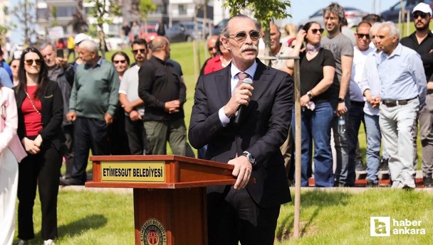 Etimesgut Belediyesi Yaşar Kemal Parkı'nın açılışını yaptı