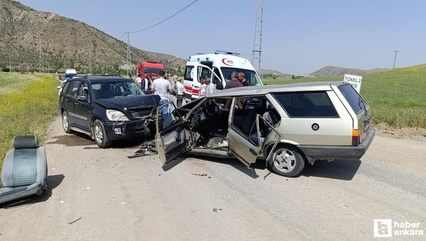 Yozgat'ta cip ve otomobil çarpıştı: 6 yaralı