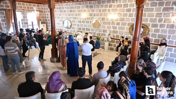 Altındağ Belediyesi nikah salonları en yoğun günlerinden birini geride bıraktı