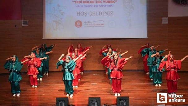 Keçiören Belediyesi'nden ‘Yedi Bölge Tek Yürek' gösterisi