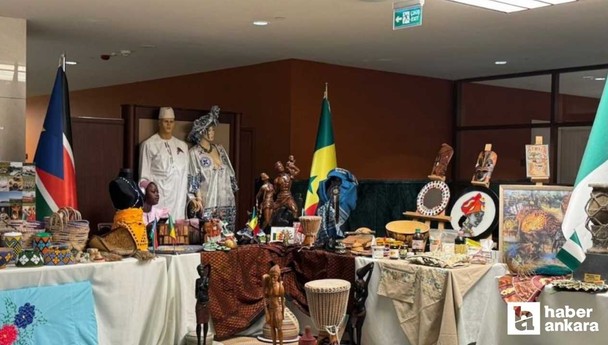 Afrika kültürü Ankara'da Millet Kütüphanesi'nde ziyarete açıldı