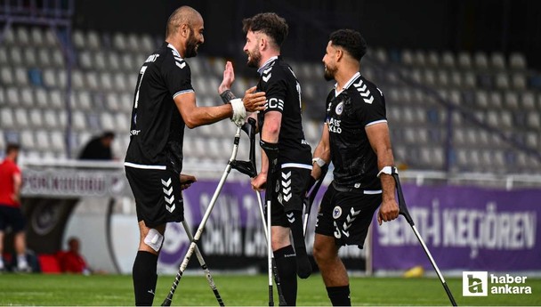 Ampute Futbol Şampiyonlar Ligi kupasını başkentte Alves Kablo kazandı