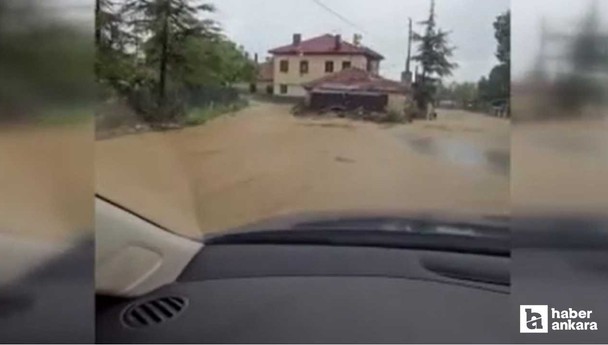 Mamak, Sincan ve Çubuk'ta dolu yağışı hayatı olumsuz etkiledi