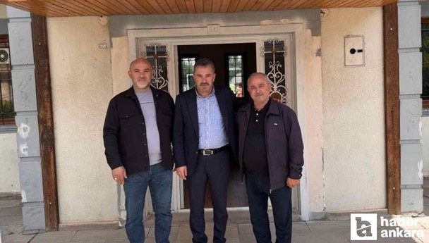 Pursaklar Belediye Başkanı Çetin bayram ziyaretlerine muhtarlarla başladı