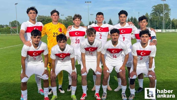 Ankaragücü futbolcusu Miraç Şimşek'in ilk 11'de başladığı maçta Milliler 3-3 berabere kaldı