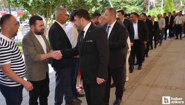 Kahramankazan Belediye Başkanı Çırpanoğlu, bayramlaşma törenine katıldı