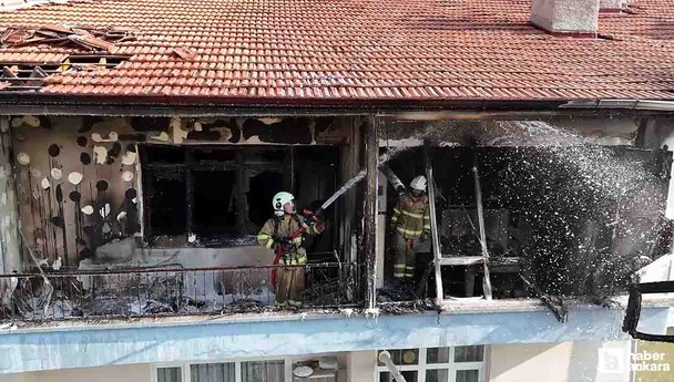 Kırıkkale'de yangın çıkan evde tüp patladı, 1 kişi hastaneye kaldırıldı