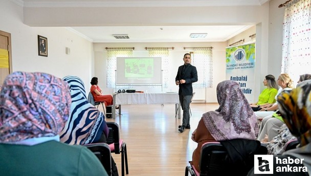 Altındağ Belediyesi vatandaşlara çevreyi temiz bırakma konusunda seminer verdi