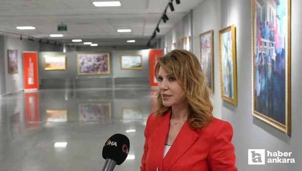 Cumhuriyetin Temelindeki Milli Ruh Resim Sergisi Başkentte açıldı