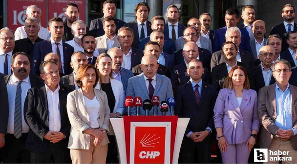 CHP'nin 81 il başkanı Ankara'da ortak basın açıklaması yaptı
