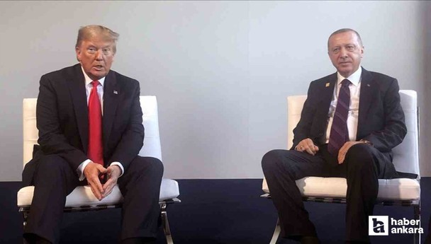 Cumhurbaşkanı Erdoğan ile Trump arasında Lahey'de görüşme
