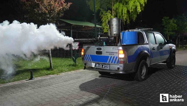 Keçiören Belediyesi haşerelerle ve sineklerle mücadele ediyor