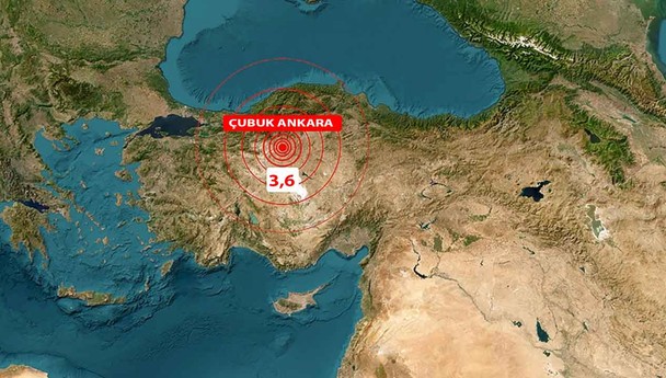 Son dakika Ankara'da deprem oldu! Depremin merkez üssü ve şiddeti açıklandı