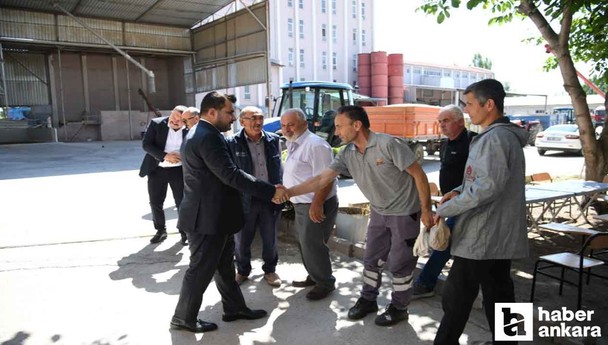 Kahramankazan Belediye Başkanı Çırpanoğlu çiftçileri ziyaret etti