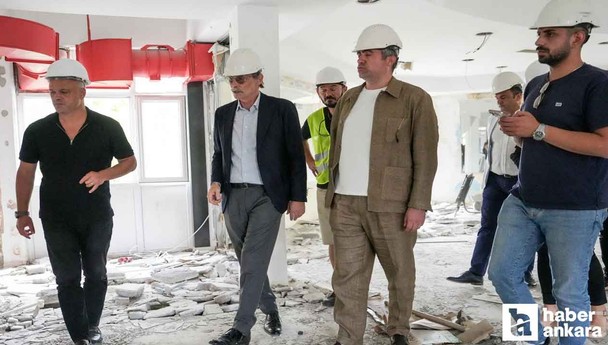 Etimesgut Belediyesi, Yunus Emre Kültür Merkezi'ni tadilata aldı