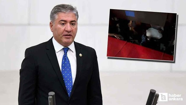 CHP Grup Başkanvekili Murat Emir Adıyaman mitinginde kürsüden düştü