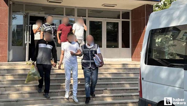 Kırıkkale'de polisler aranan 9 şahsı yakaladı