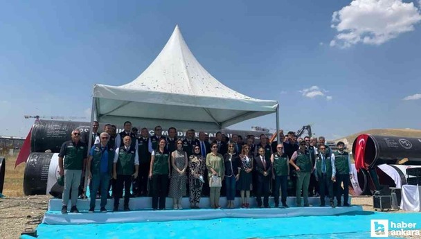 Çamlıdere-İvedik arasına inşa edilecek ‘İçme Suyu İsale Hattı Yenileme Projesi'nin temeli atıldı