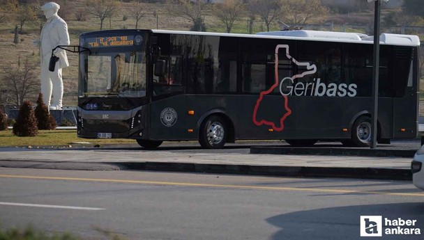 Etimesgut'ta ulaşımda yeni dönem Geribass ile 70 bin yolcuya ücretsiz hizmet!
