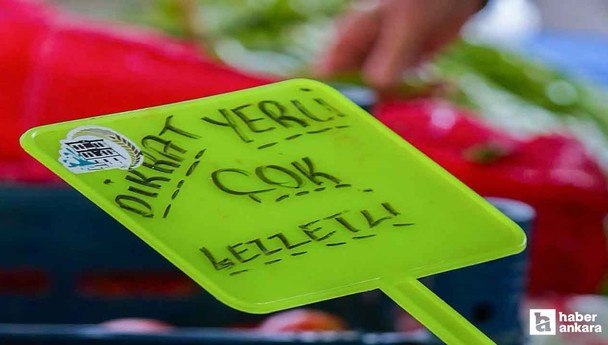 Etimesgut Belediyesi'nin köylü pazarında ilk tezgahlar kuruldu
