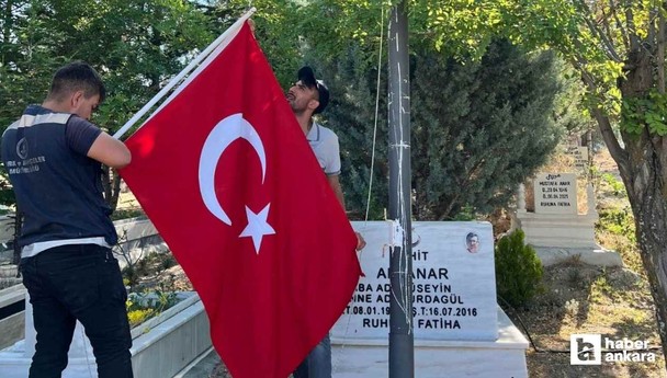 Kahramankazan Belediyesi'nden şehit mezarlarına vefa dokunuşu